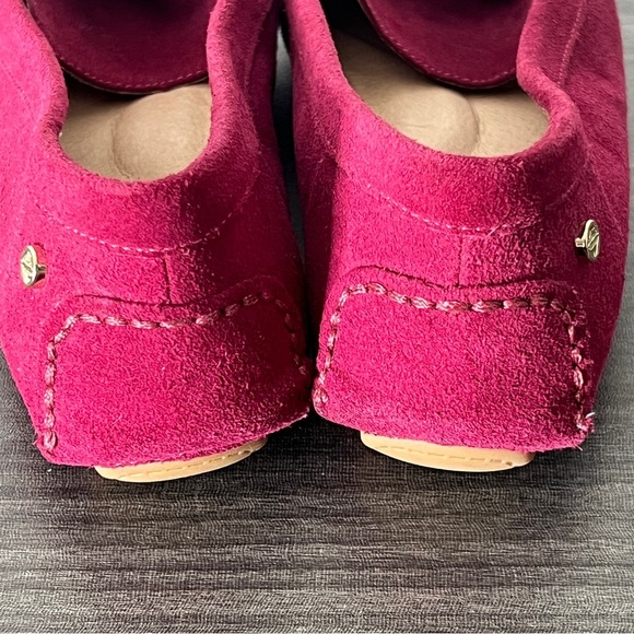 ANTONIO MELANI Women’s Size 6.5 Magenta Slip On Loafers Non Skid Rubber Soles - Picture 6 of 8